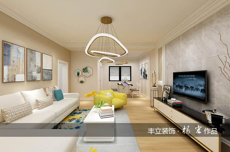 貴陽(yáng)豐立裝飾-官府壹號(hào)130㎡-現(xiàn)代簡(jiǎn)約