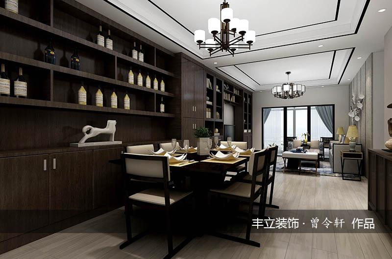 貴陽(yáng)豐立裝飾-翰林溪苑150㎡-中式風(fēng)格